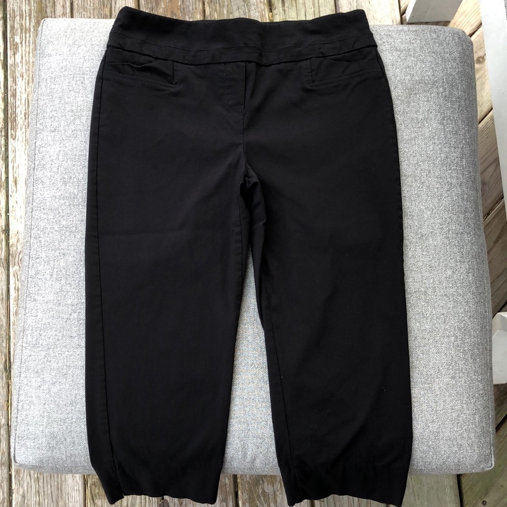 ZAC & RACHEL Petite Crop Pants w/Stretch